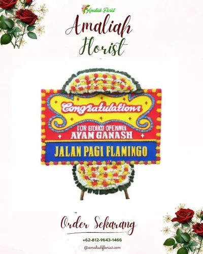 Bunga Papan Congratulation di Bener